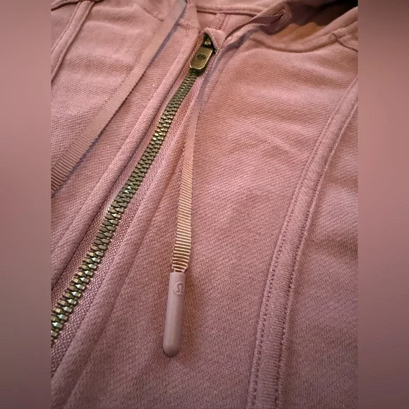 Lululemon Loungeful Cropped Hoodie Sweatshirt Women’s Size 4 Purple - Picture 3 of 13